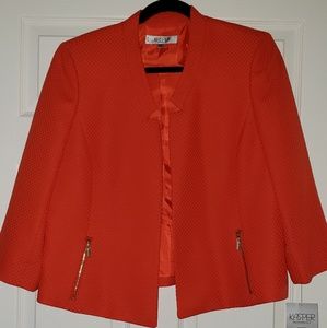 NWT Kasper Orange Lily Jacket